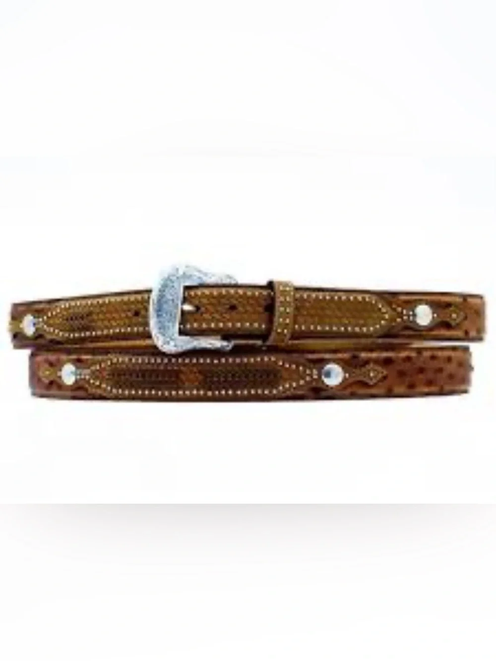 NOCONA cognac leather Western belt